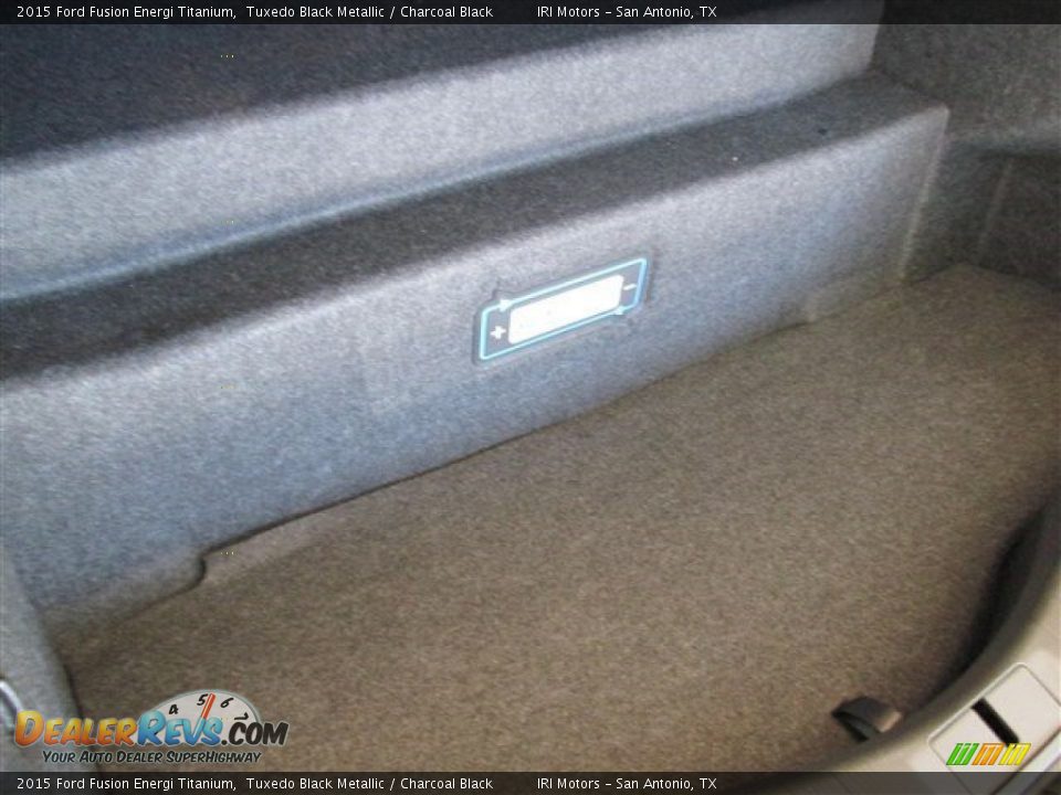 2015 Ford Fusion Energi Titanium Tuxedo Black Metallic / Charcoal Black Photo #15