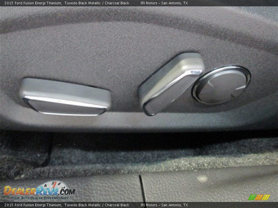 2015 Ford Fusion Energi Titanium Tuxedo Black Metallic / Charcoal Black Photo #18