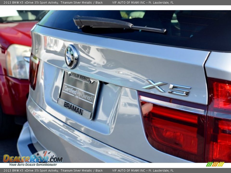2013 BMW X5 xDrive 35i Sport Activity Titanium Silver Metallic / Black Photo #15
