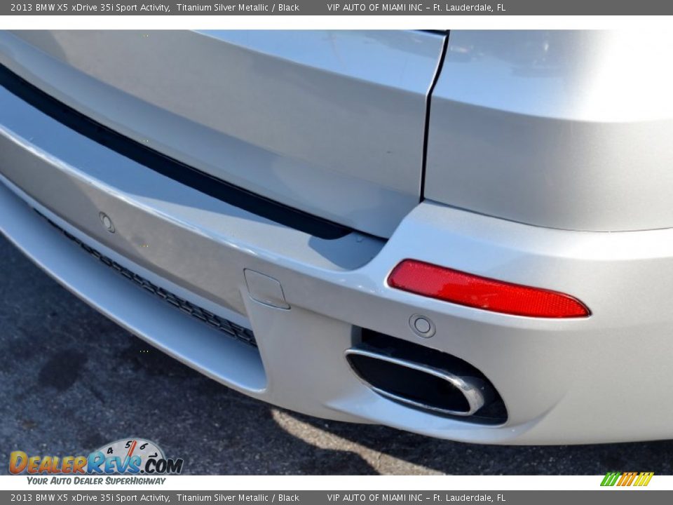 2013 BMW X5 xDrive 35i Sport Activity Titanium Silver Metallic / Black Photo #16