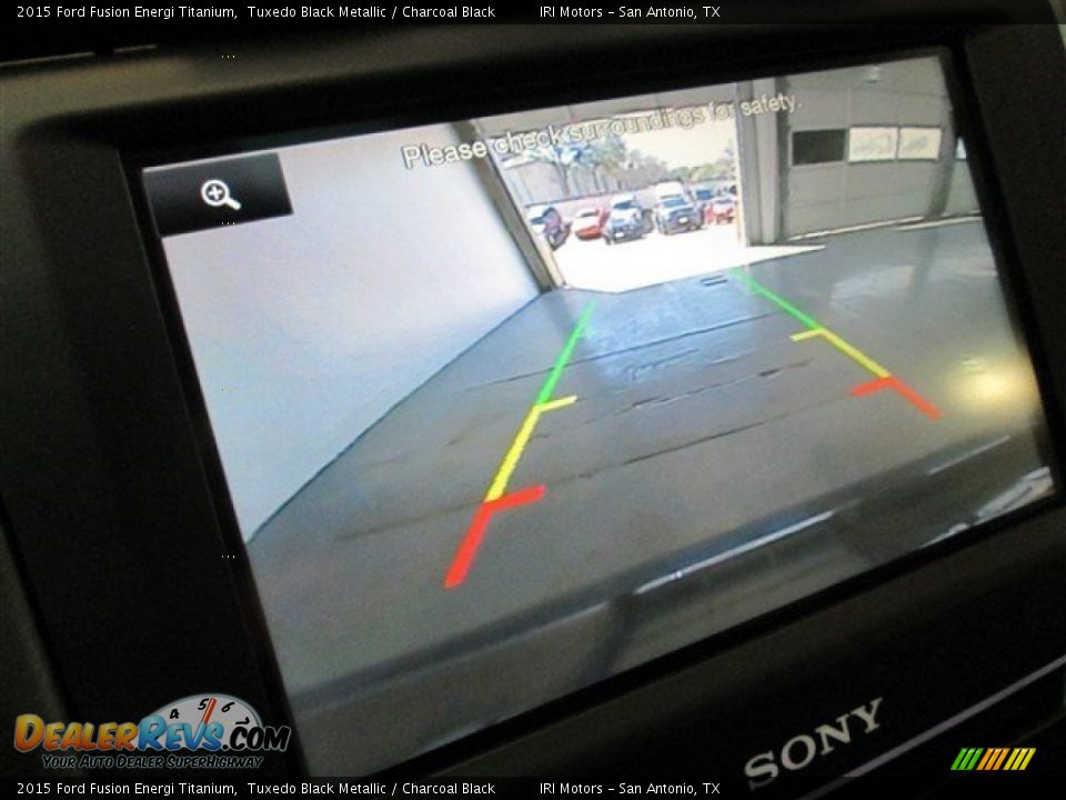 2015 Ford Fusion Energi Titanium Tuxedo Black Metallic / Charcoal Black Photo #20