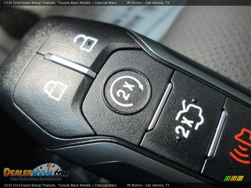 2015 Ford Fusion Energi Titanium Tuxedo Black Metallic / Charcoal Black Photo #26