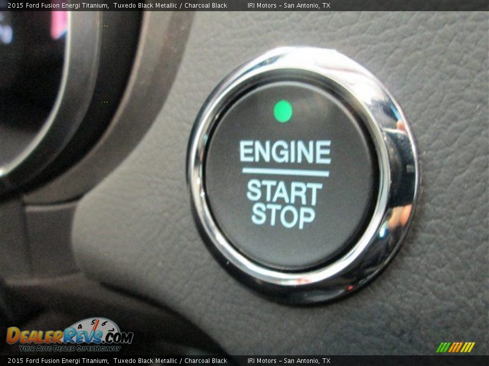 2015 Ford Fusion Energi Titanium Tuxedo Black Metallic / Charcoal Black Photo #27