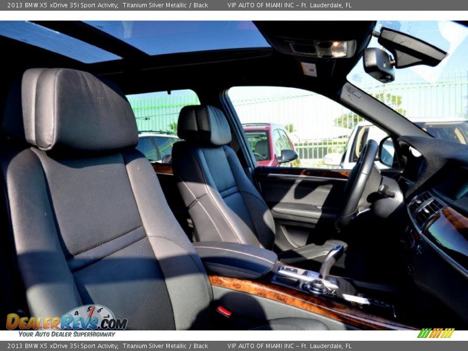 2013 BMW X5 xDrive 35i Sport Activity Titanium Silver Metallic / Black Photo #23