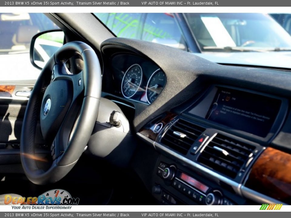 2013 BMW X5 xDrive 35i Sport Activity Titanium Silver Metallic / Black Photo #27