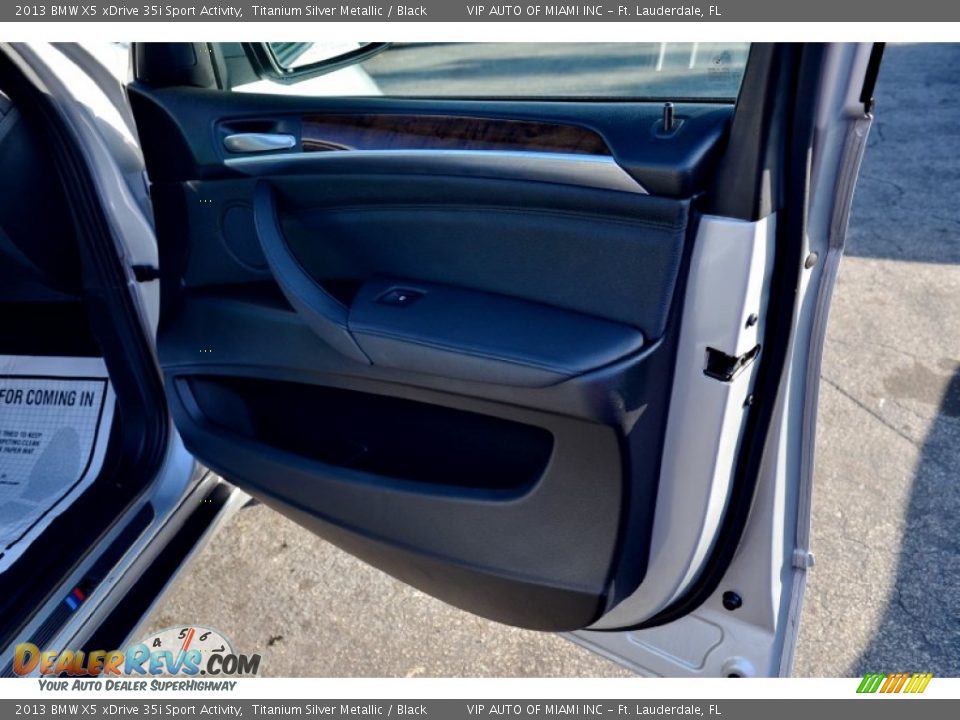 2013 BMW X5 xDrive 35i Sport Activity Titanium Silver Metallic / Black Photo #29