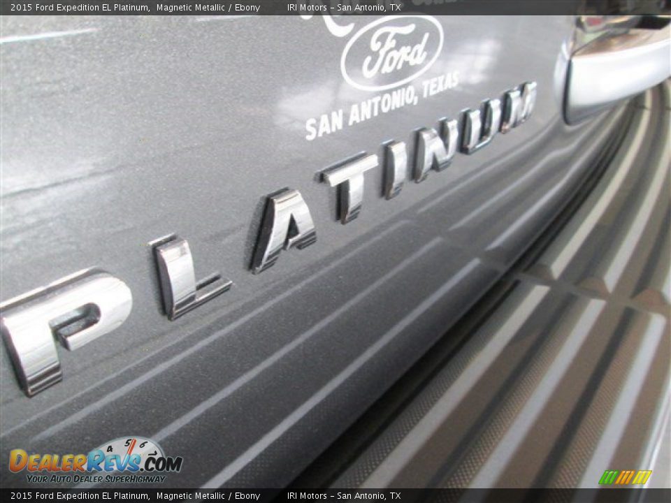 2015 Ford Expedition EL Platinum Magnetic Metallic / Ebony Photo #8