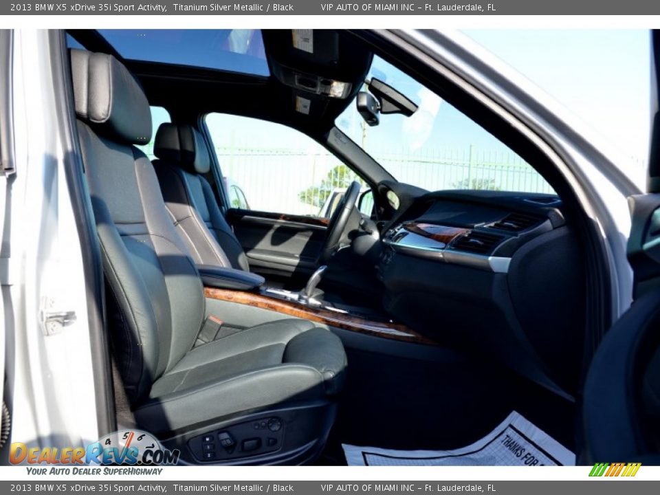2013 BMW X5 xDrive 35i Sport Activity Titanium Silver Metallic / Black Photo #30