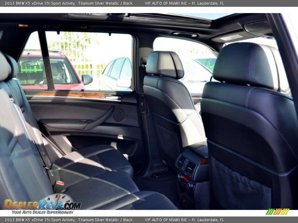 2013 BMW X5 xDrive 35i Sport Activity Titanium Silver Metallic / Black Photo #35