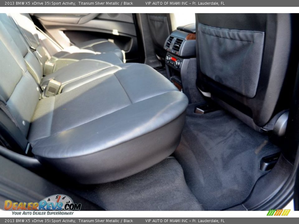 2013 BMW X5 xDrive 35i Sport Activity Titanium Silver Metallic / Black Photo #36