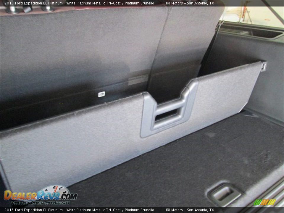 2015 Ford Expedition EL Platinum White Platinum Metallic Tri-Coat / Platinum Brunello Photo #12