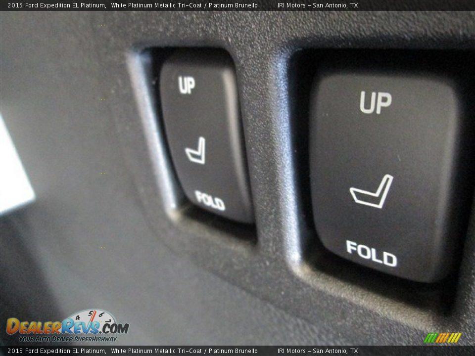 2015 Ford Expedition EL Platinum White Platinum Metallic Tri-Coat / Platinum Brunello Photo #14