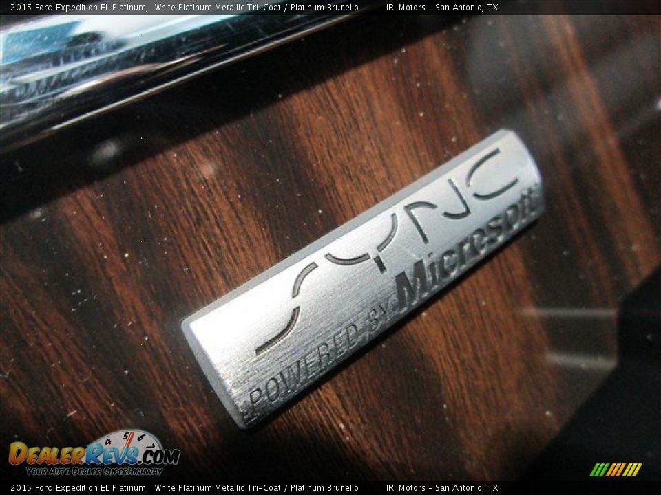 2015 Ford Expedition EL Platinum White Platinum Metallic Tri-Coat / Platinum Brunello Photo #18