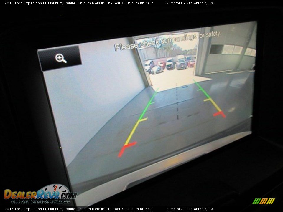 2015 Ford Expedition EL Platinum White Platinum Metallic Tri-Coat / Platinum Brunello Photo #19