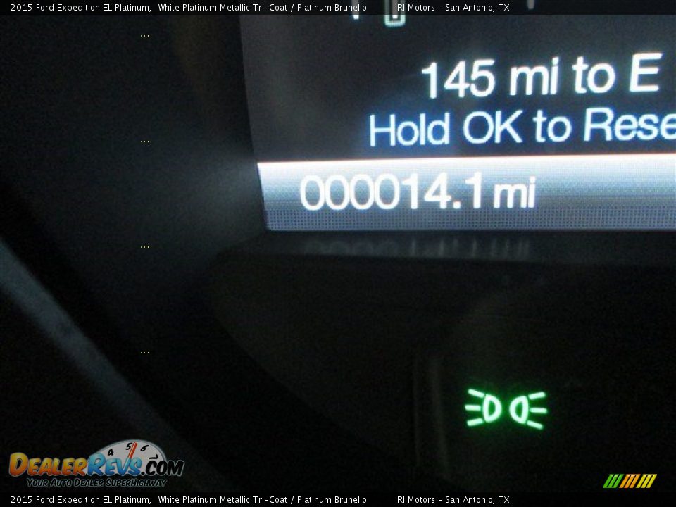 2015 Ford Expedition EL Platinum White Platinum Metallic Tri-Coat / Platinum Brunello Photo #20
