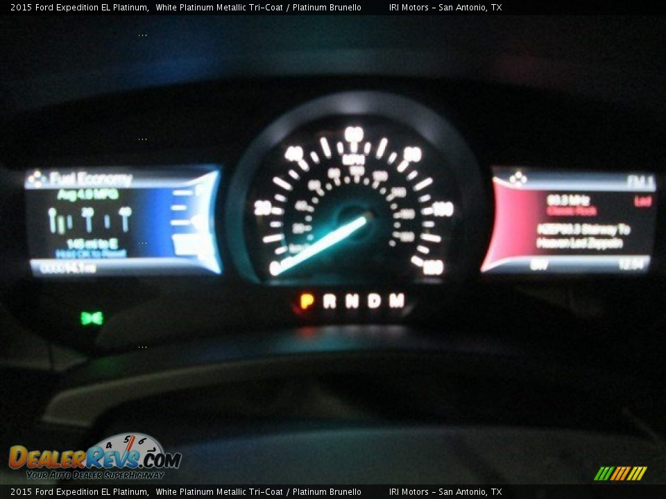 2015 Ford Expedition EL Platinum White Platinum Metallic Tri-Coat / Platinum Brunello Photo #21