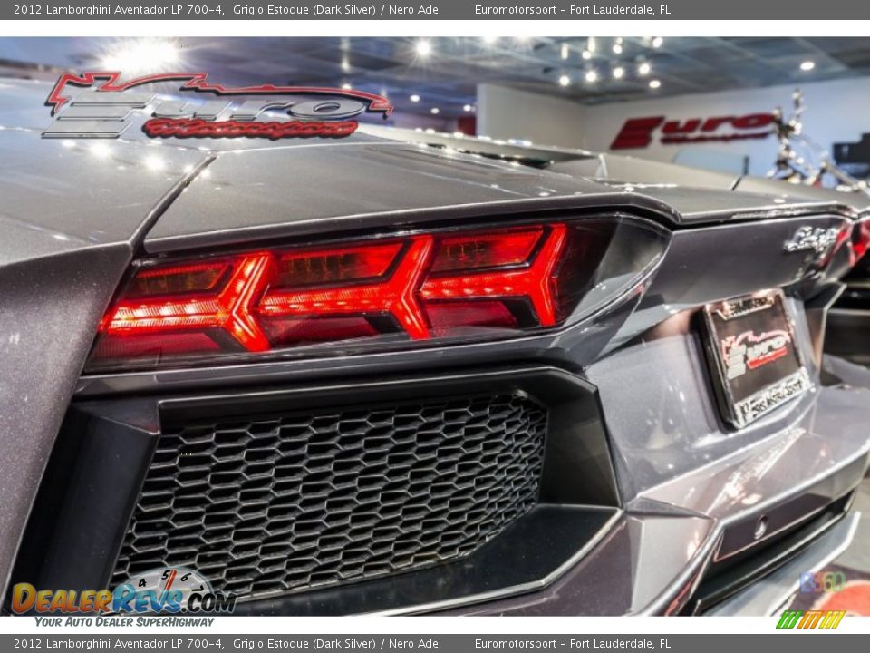 2012 Lamborghini Aventador LP 700-4 Grigio Estoque (Dark Silver) / Nero Ade Photo #57