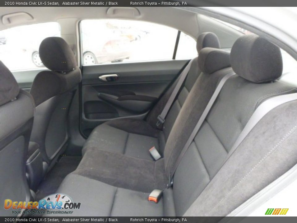 2010 Honda Civic LX-S Sedan Alabaster Silver Metallic / Black Photo #5