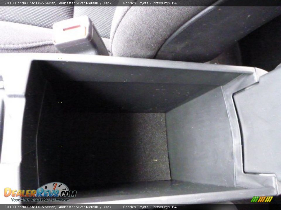 2010 Honda Civic LX-S Sedan Alabaster Silver Metallic / Black Photo #21