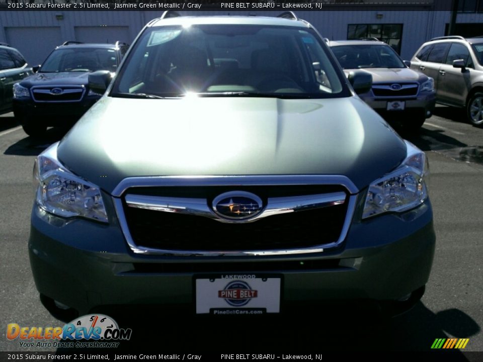 2015 Subaru Forester 2.5i Limited Jasmine Green Metallic / Gray Photo #2
