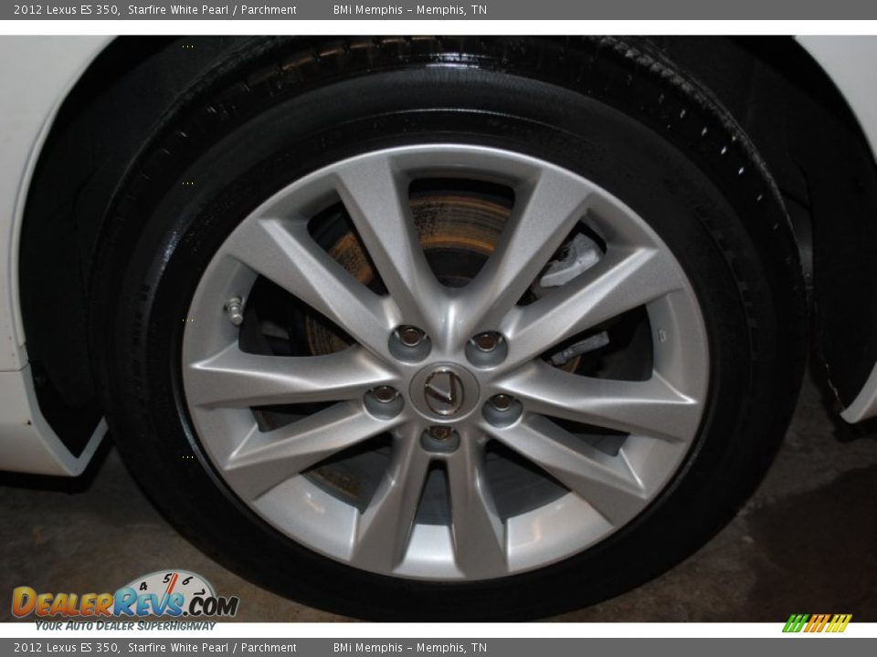 2012 Lexus ES 350 Starfire White Pearl / Parchment Photo #28
