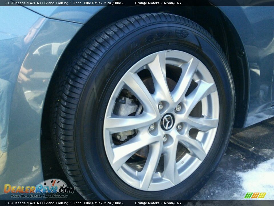 2014 Mazda MAZDA3 i Grand Touring 5 Door Blue Reflex Mica / Black Photo #4