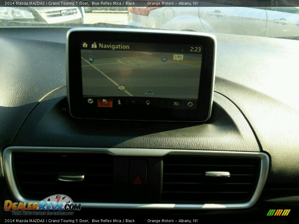 2014 Mazda MAZDA3 i Grand Touring 5 Door Blue Reflex Mica / Black Photo #9