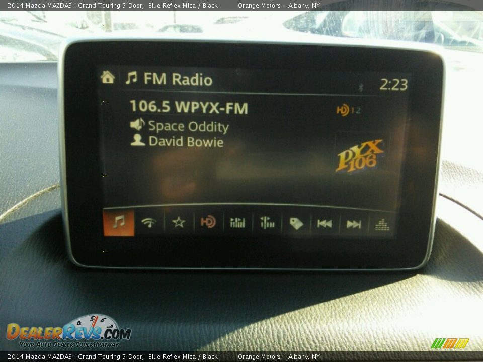 2014 Mazda MAZDA3 i Grand Touring 5 Door Blue Reflex Mica / Black Photo #10