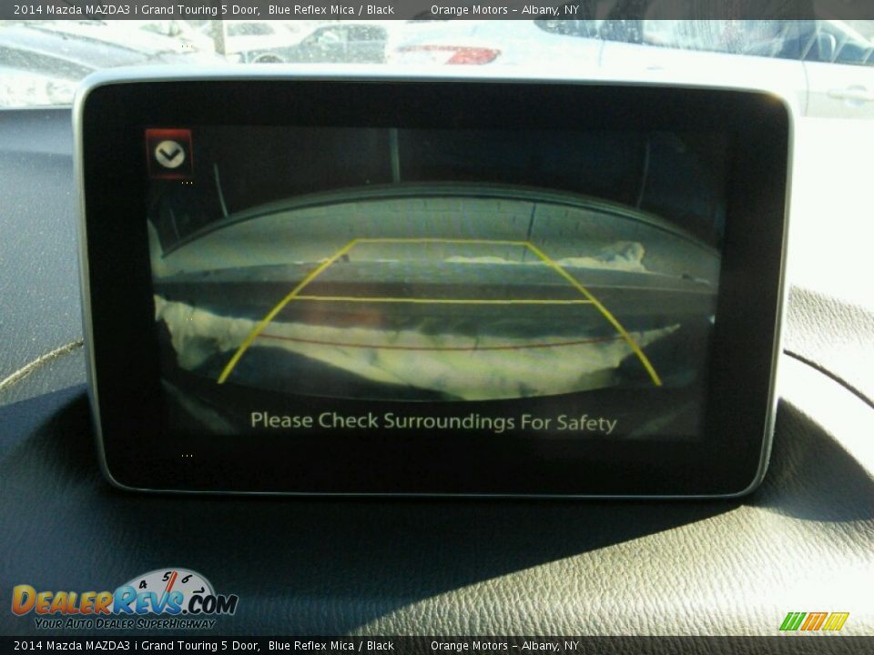 2014 Mazda MAZDA3 i Grand Touring 5 Door Blue Reflex Mica / Black Photo #11