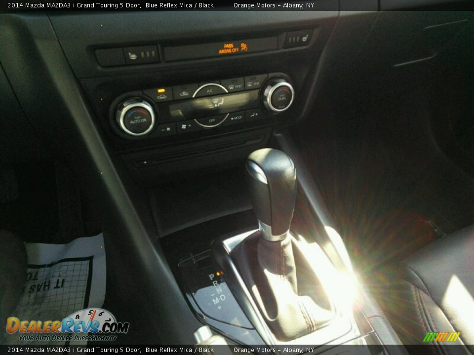 2014 Mazda MAZDA3 i Grand Touring 5 Door Blue Reflex Mica / Black Photo #12