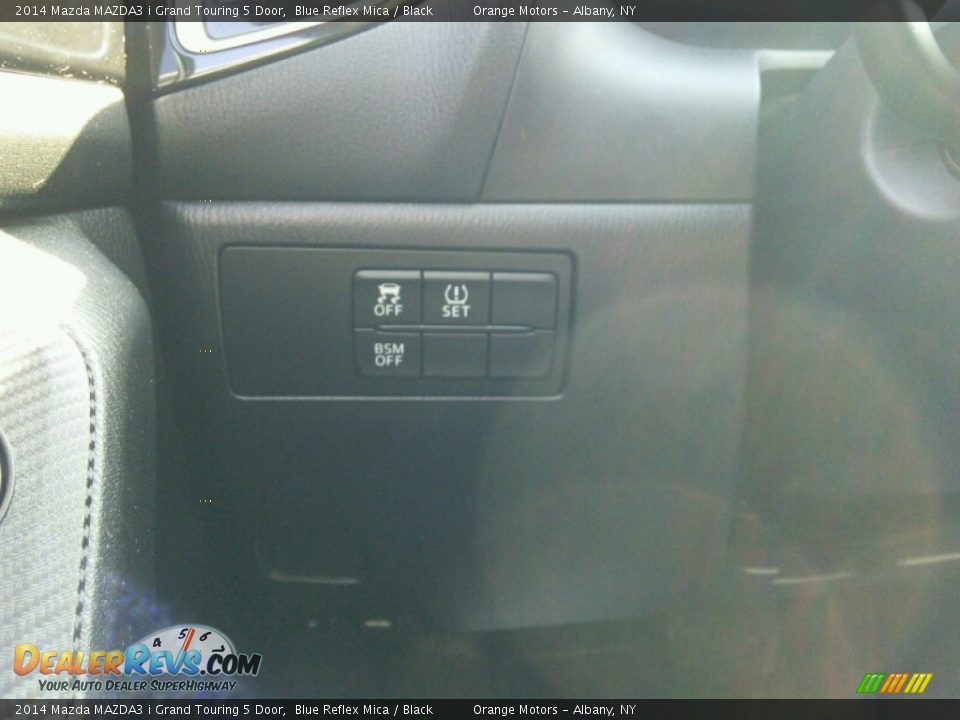 2014 Mazda MAZDA3 i Grand Touring 5 Door Blue Reflex Mica / Black Photo #14