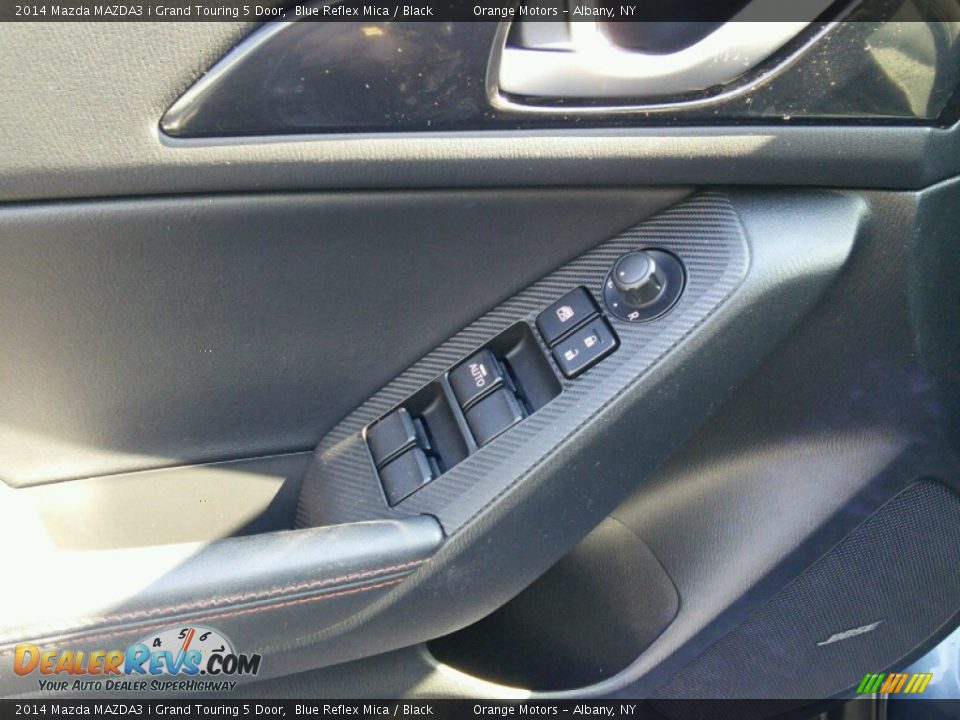 2014 Mazda MAZDA3 i Grand Touring 5 Door Blue Reflex Mica / Black Photo #15