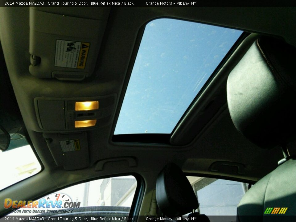 2014 Mazda MAZDA3 i Grand Touring 5 Door Blue Reflex Mica / Black Photo #18