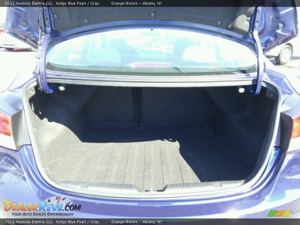 2011 Hyundai Elantra GLS Indigo Blue Pearl / Gray Photo #15