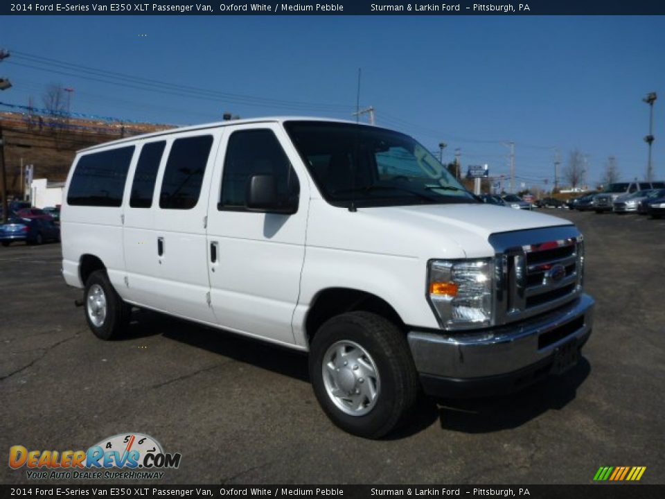 2014 Ford E-Series Van E350 XLT Passenger Van Oxford White / Medium Pebble Photo #1