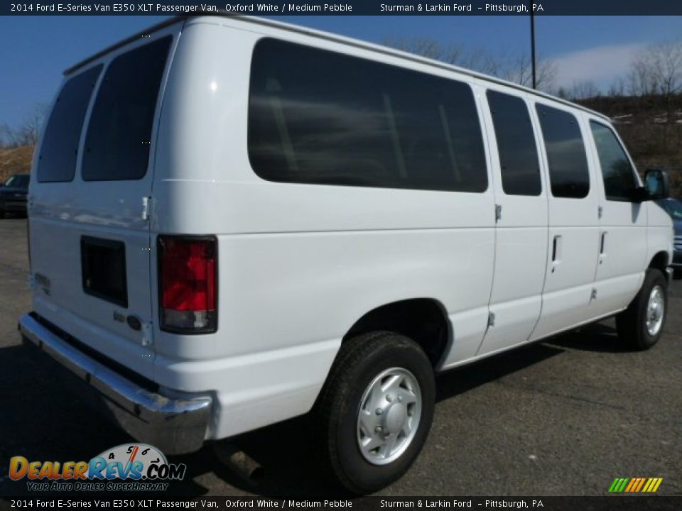 2014 Ford E-Series Van E350 XLT Passenger Van Oxford White / Medium Pebble Photo #2