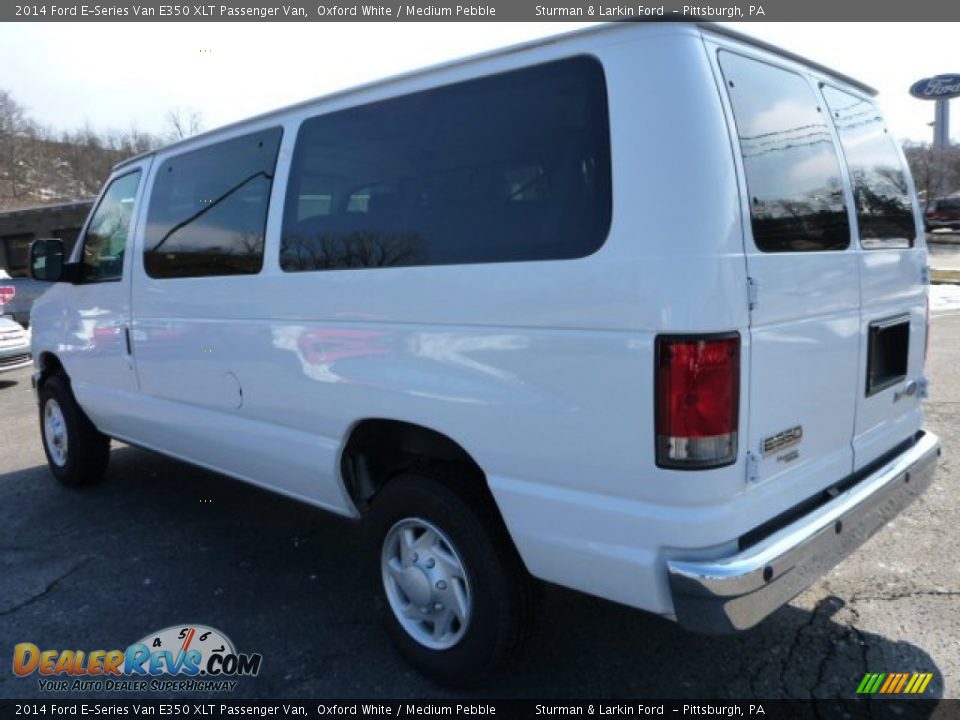 2014 Ford E-Series Van E350 XLT Passenger Van Oxford White / Medium Pebble Photo #4
