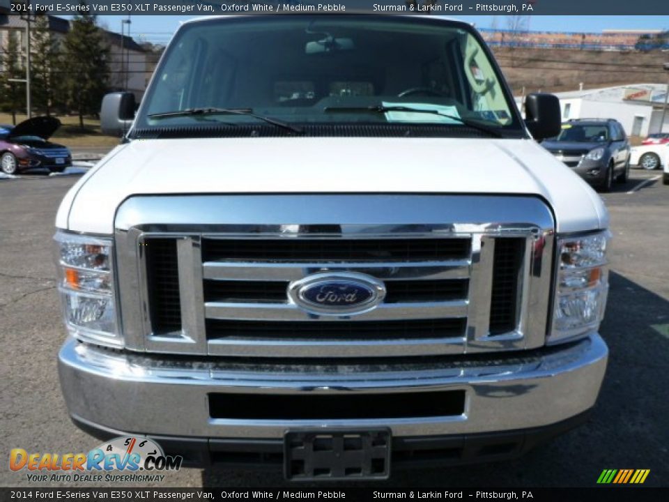 2014 Ford E-Series Van E350 XLT Passenger Van Oxford White / Medium Pebble Photo #6