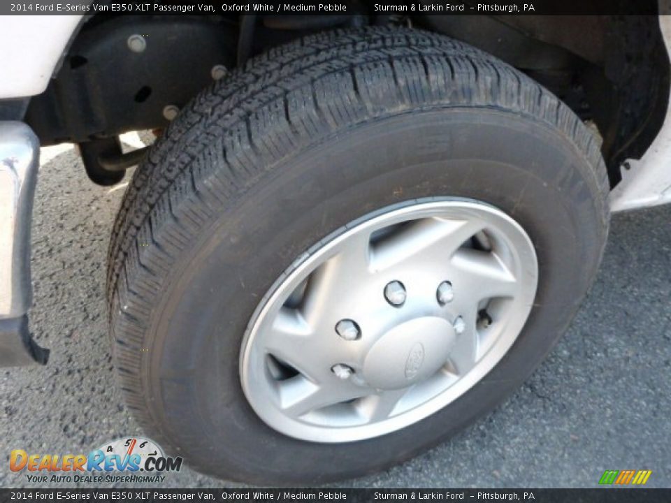 2014 Ford E-Series Van E350 XLT Passenger Van Oxford White / Medium Pebble Photo #7
