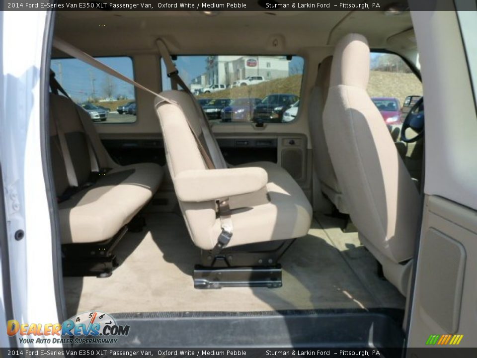 2014 Ford E-Series Van E350 XLT Passenger Van Oxford White / Medium Pebble Photo #9