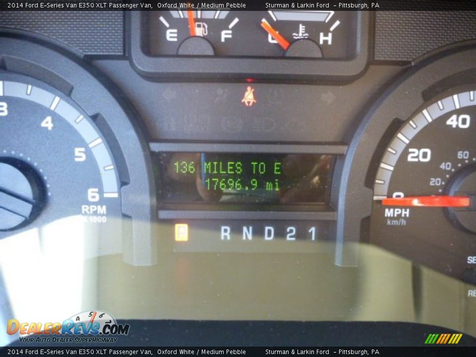 2014 Ford E-Series Van E350 XLT Passenger Van Oxford White / Medium Pebble Photo #14