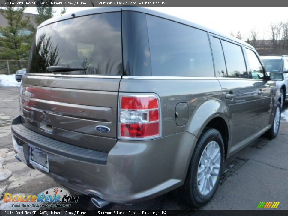 2014 Ford Flex SEL AWD Mineral Gray / Dune Photo #2