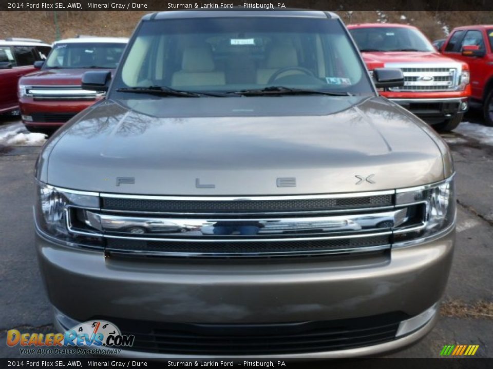 2014 Ford Flex SEL AWD Mineral Gray / Dune Photo #5