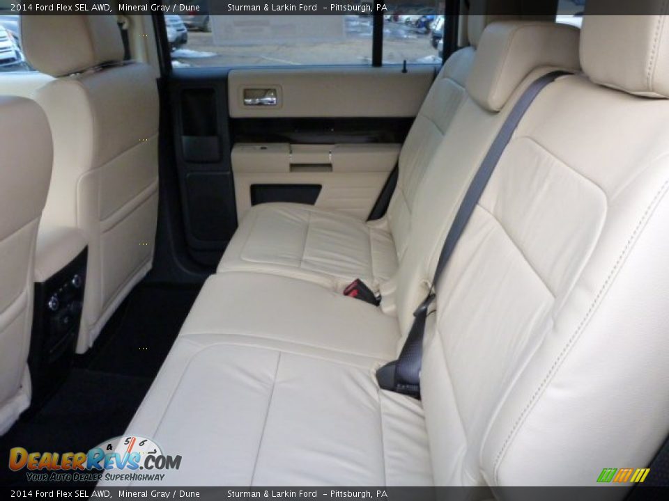 2014 Ford Flex SEL AWD Mineral Gray / Dune Photo #8