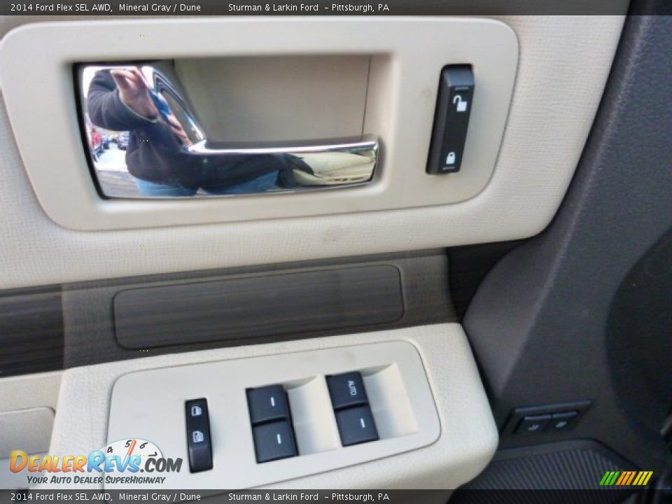 2014 Ford Flex SEL AWD Mineral Gray / Dune Photo #11