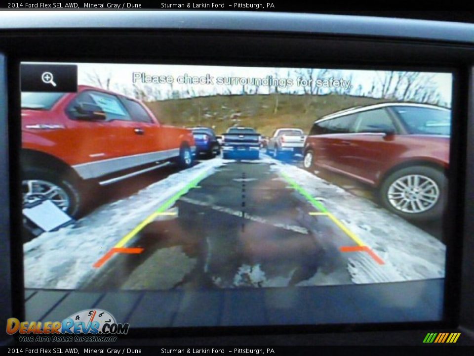 2014 Ford Flex SEL AWD Mineral Gray / Dune Photo #13