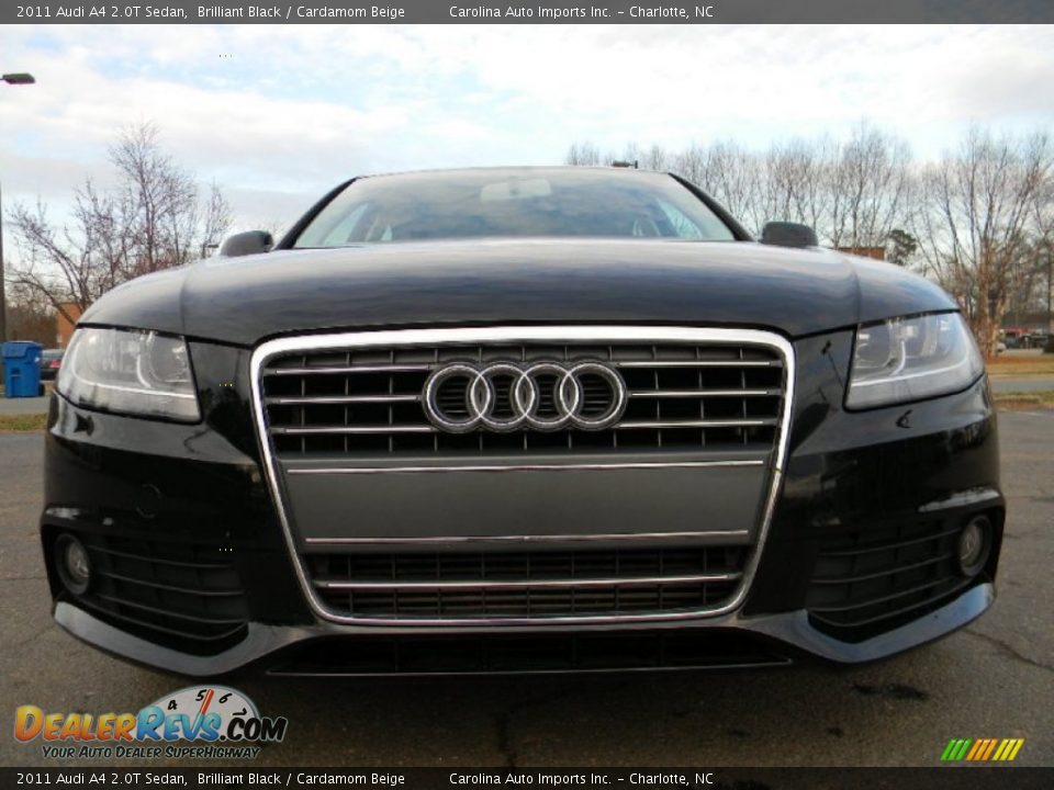 2011 Audi A4 2.0T Sedan Brilliant Black / Cardamom Beige Photo #5