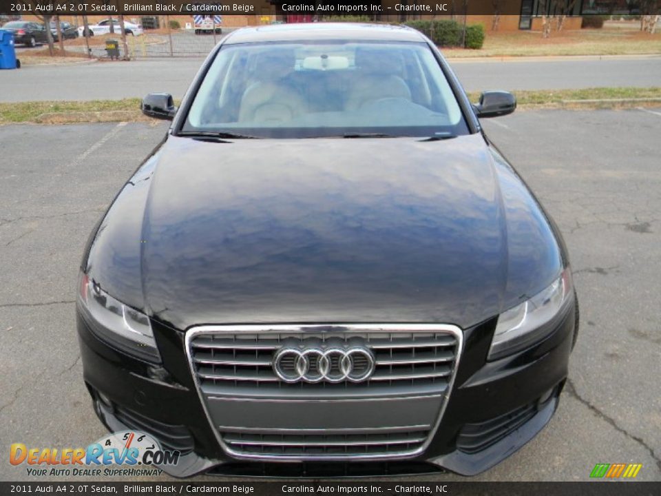 2011 Audi A4 2.0T Sedan Brilliant Black / Cardamom Beige Photo #6