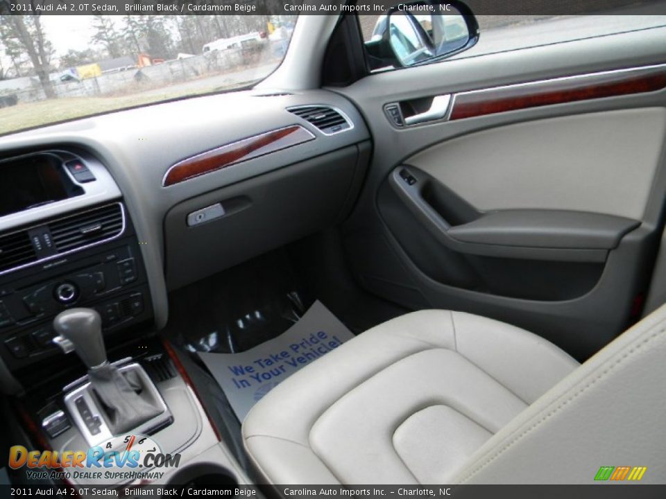 2011 Audi A4 2.0T Sedan Brilliant Black / Cardamom Beige Photo #15