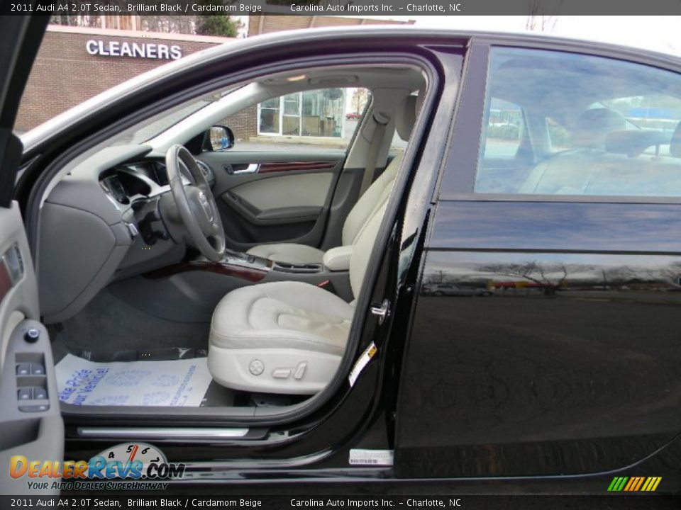 2011 Audi A4 2.0T Sedan Brilliant Black / Cardamom Beige Photo #17